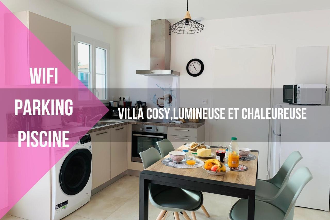 Le Mousse Maison Avec Piscine/Parking/Wifi/Plages 5Kms Les Mathes ภายนอก รูปภาพ